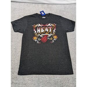 NEW Blue 84 NBA Miami‎ Heat Tee Shirt Gray Mens Medium NWT